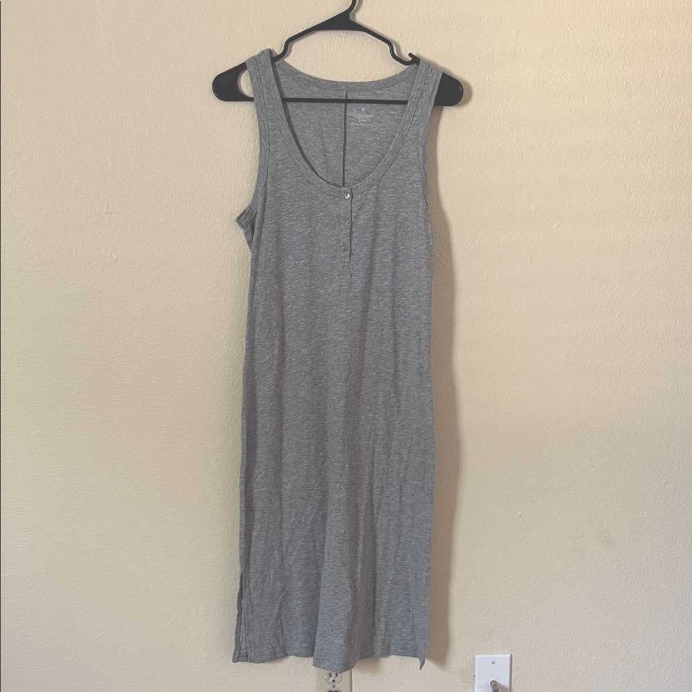 NWT Ambrielle Sleepwear Heather Gray Size S Sleepgown Dress Comfort Short Sleeve